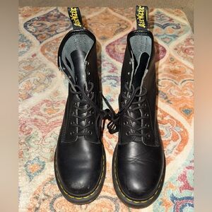 Dr. Martens black combat boots